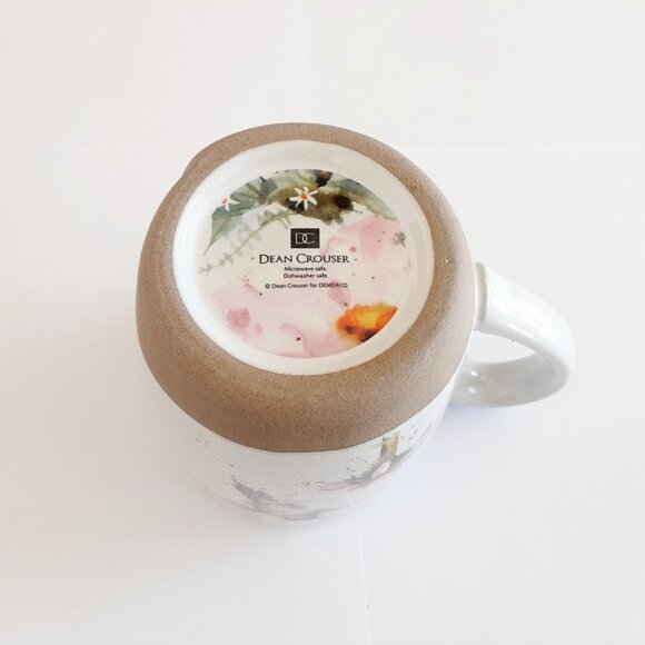 Demdaco Dean Crouser Stoneware Watercolor Hummingbird Mug. Pee Wee Collection - Picture 5 of 6